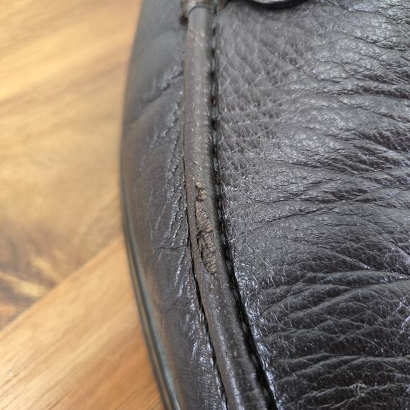 Bruno Magli Massyf Dark Brown Leather Business Casual Horsebit Loafer Mens 11 M - Picture 8 of 16